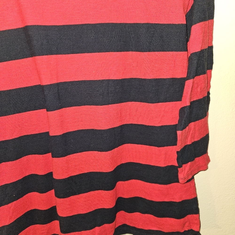 JCP Womans Striped 3/4 Sleeve Top Size Xl - Picture 14 of 14